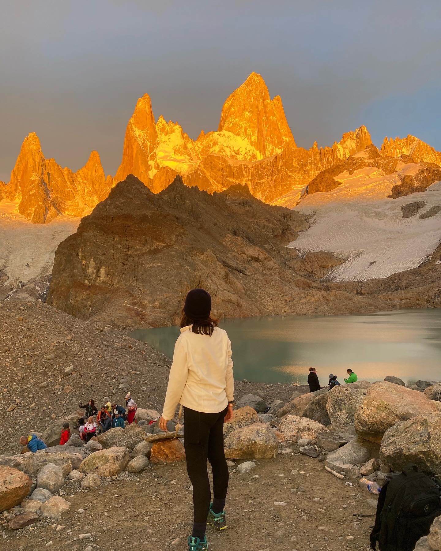 Sunrise over Fitz Roy in Patagonia