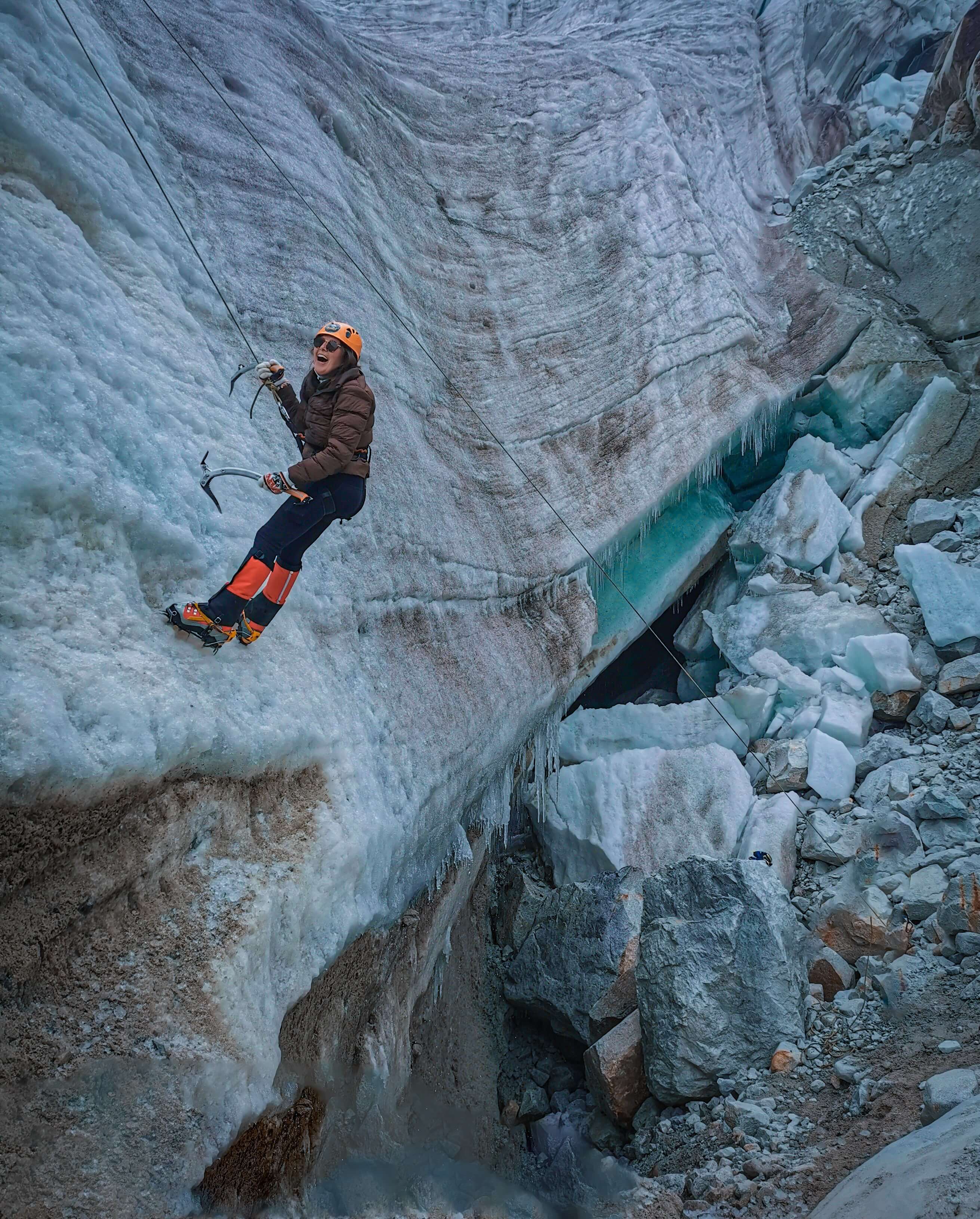 Glacier climbing in Patagonia