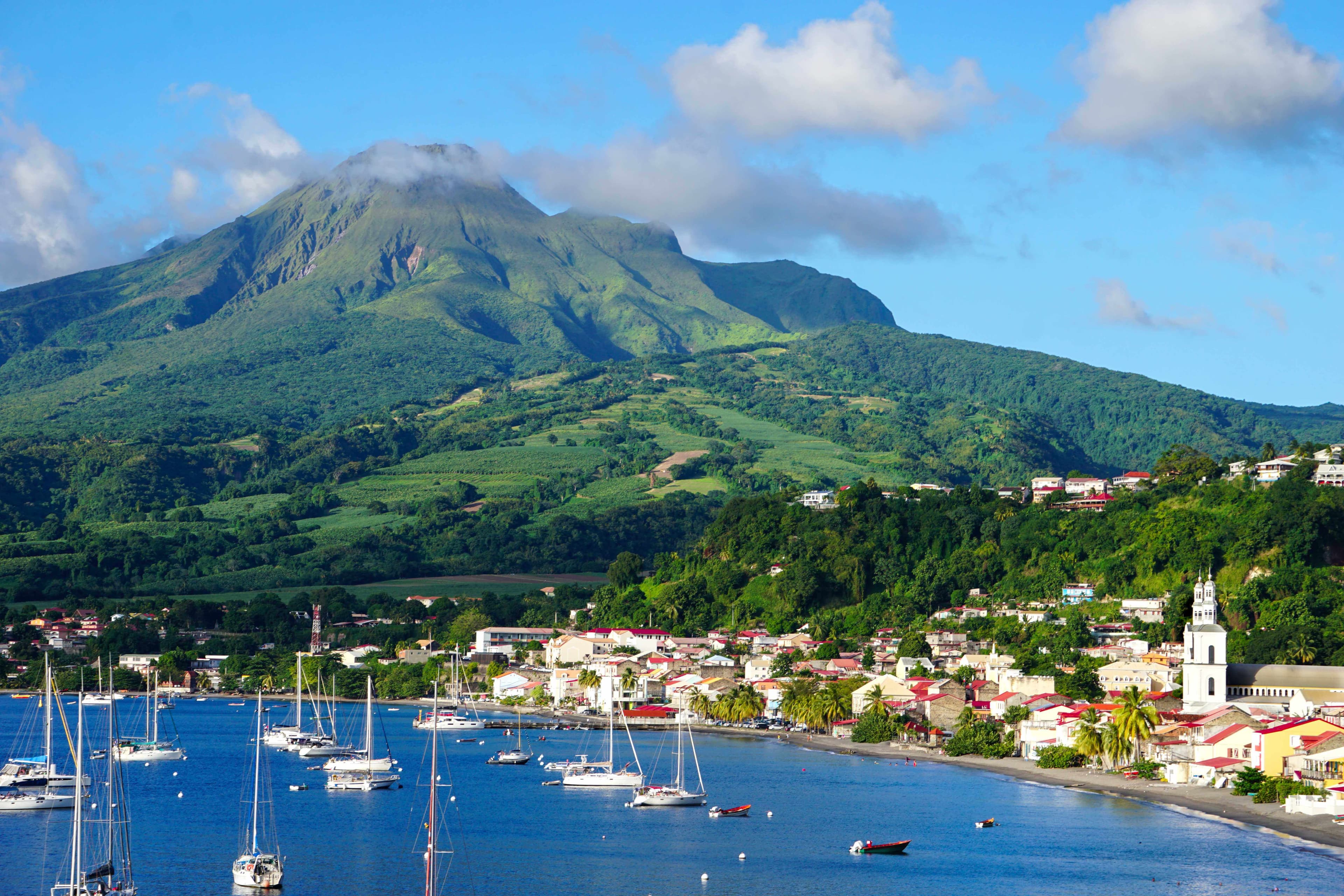Coastal village in Martinique